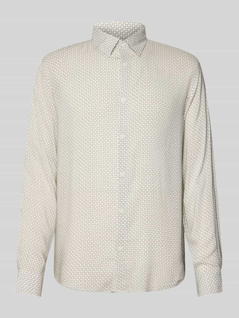 Armani Exchange Regular fit vrijetijdsoverhemd van viscose met knoopsluiting