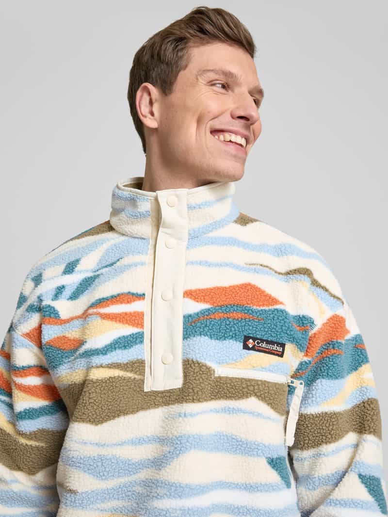 Columbia Pullover van teddybont met ritszak model 'HELVETIA'