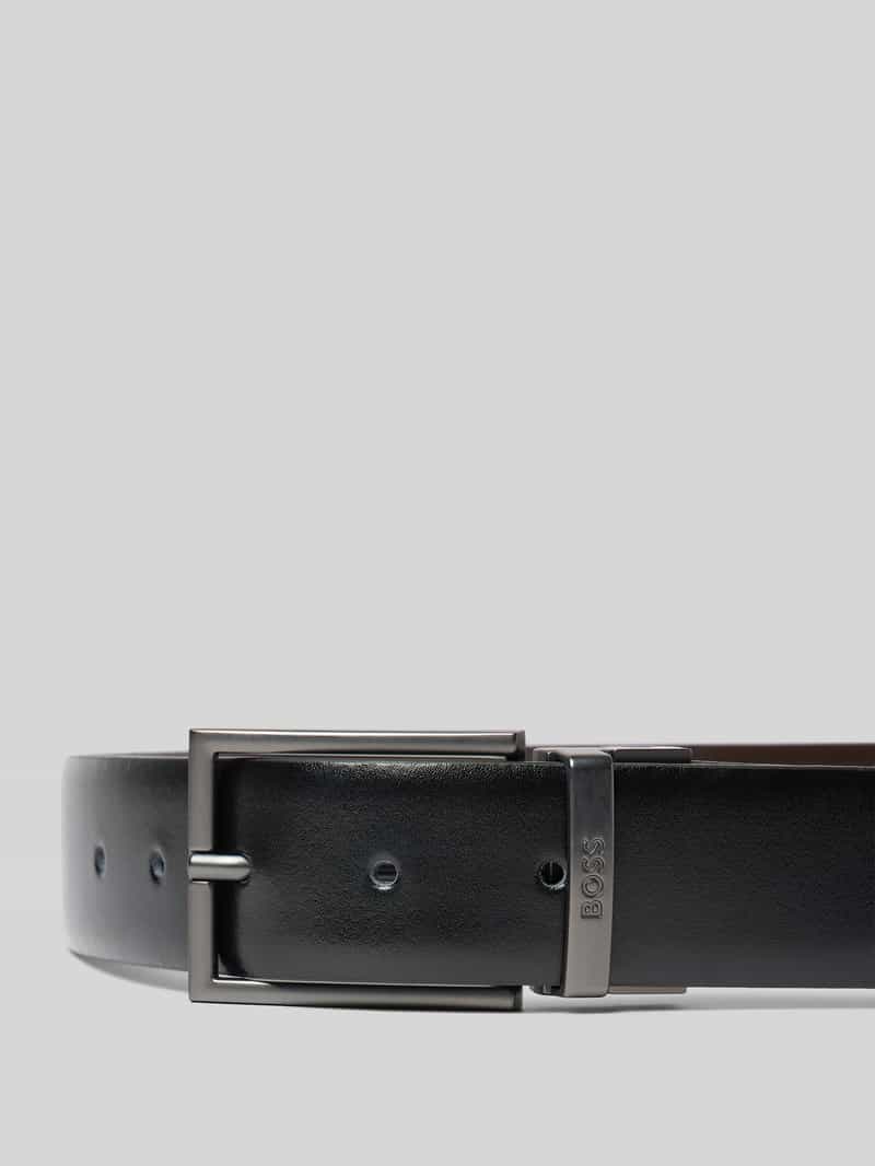Boss Leren riem met doornsluiting model 'Otano'