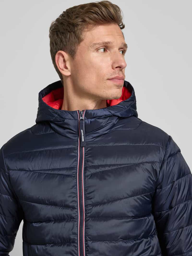 jack & jones Gewatteerd jack met ritssluiting