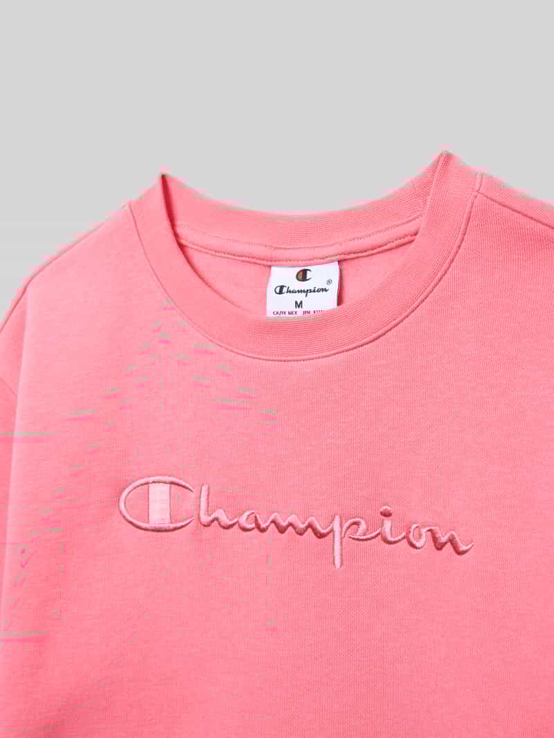 Champion Sweatshirt met labelstitching
