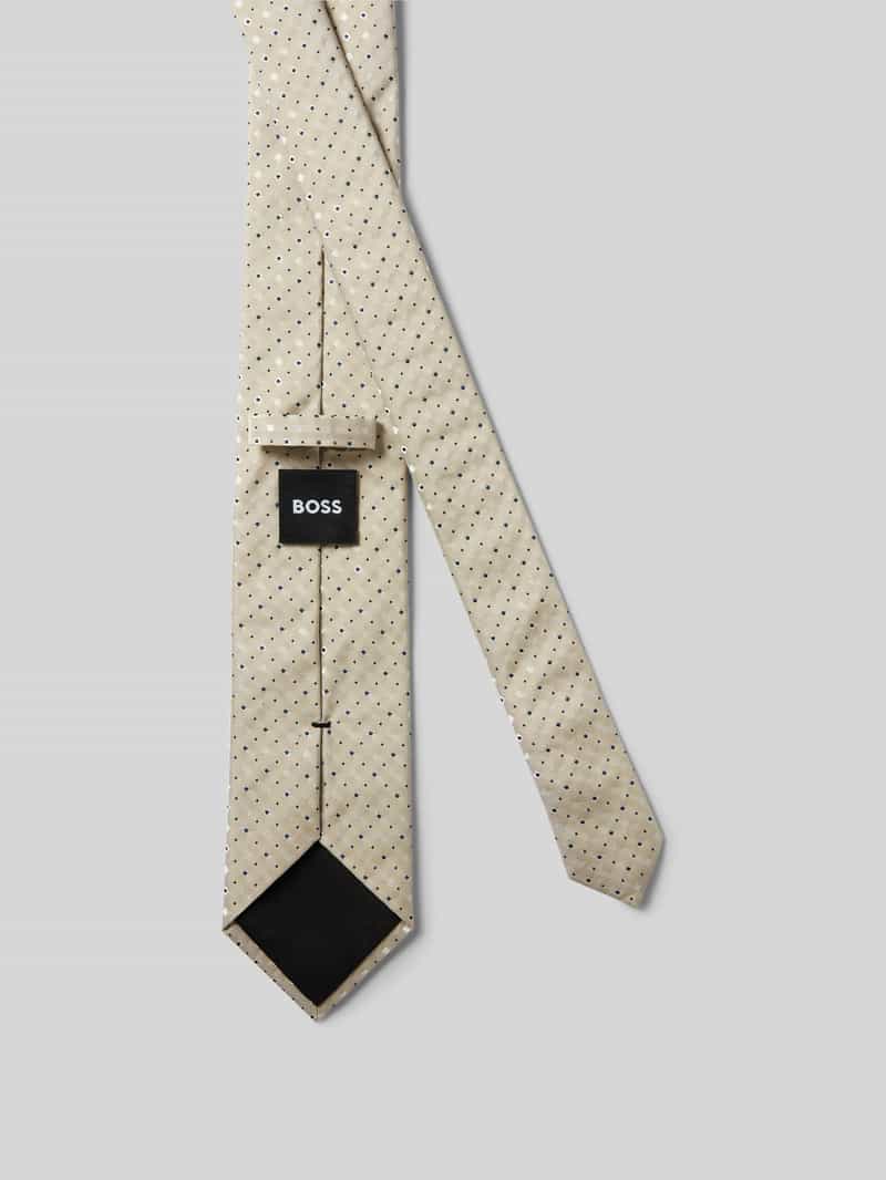 Boss Stropdas van zijdemix (7 5 cm)