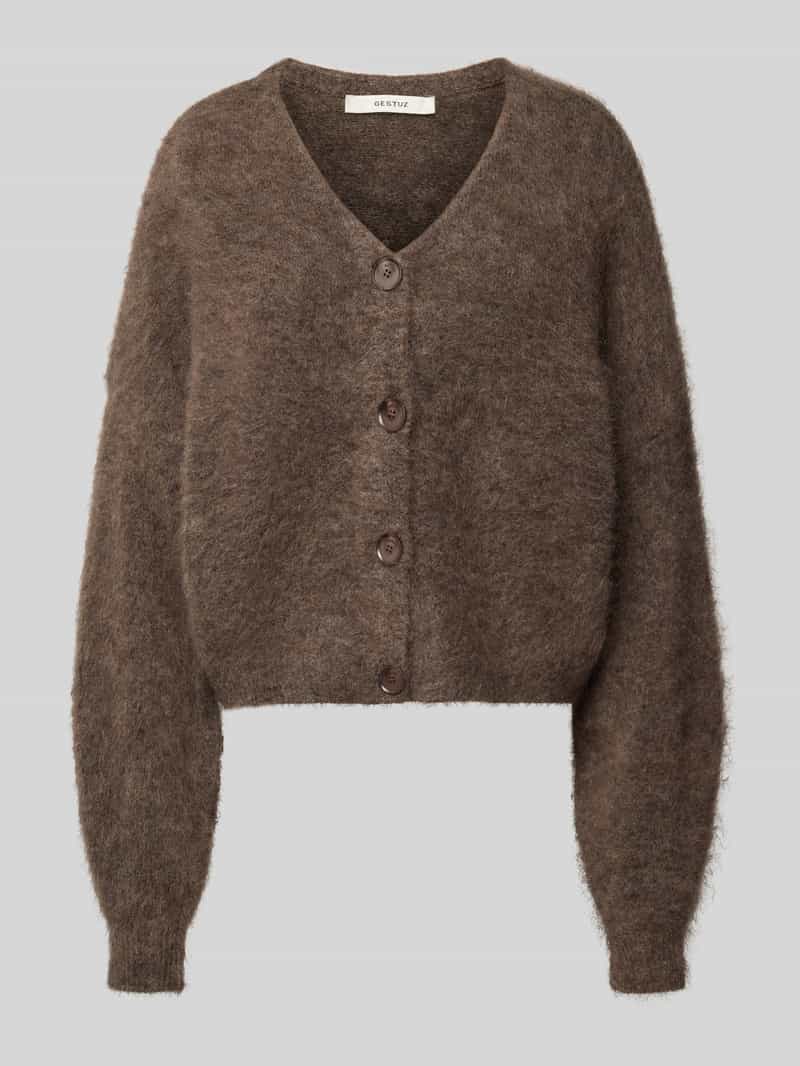 Gestuz Gebreid jack met knoopsluiting model 'debbie'
