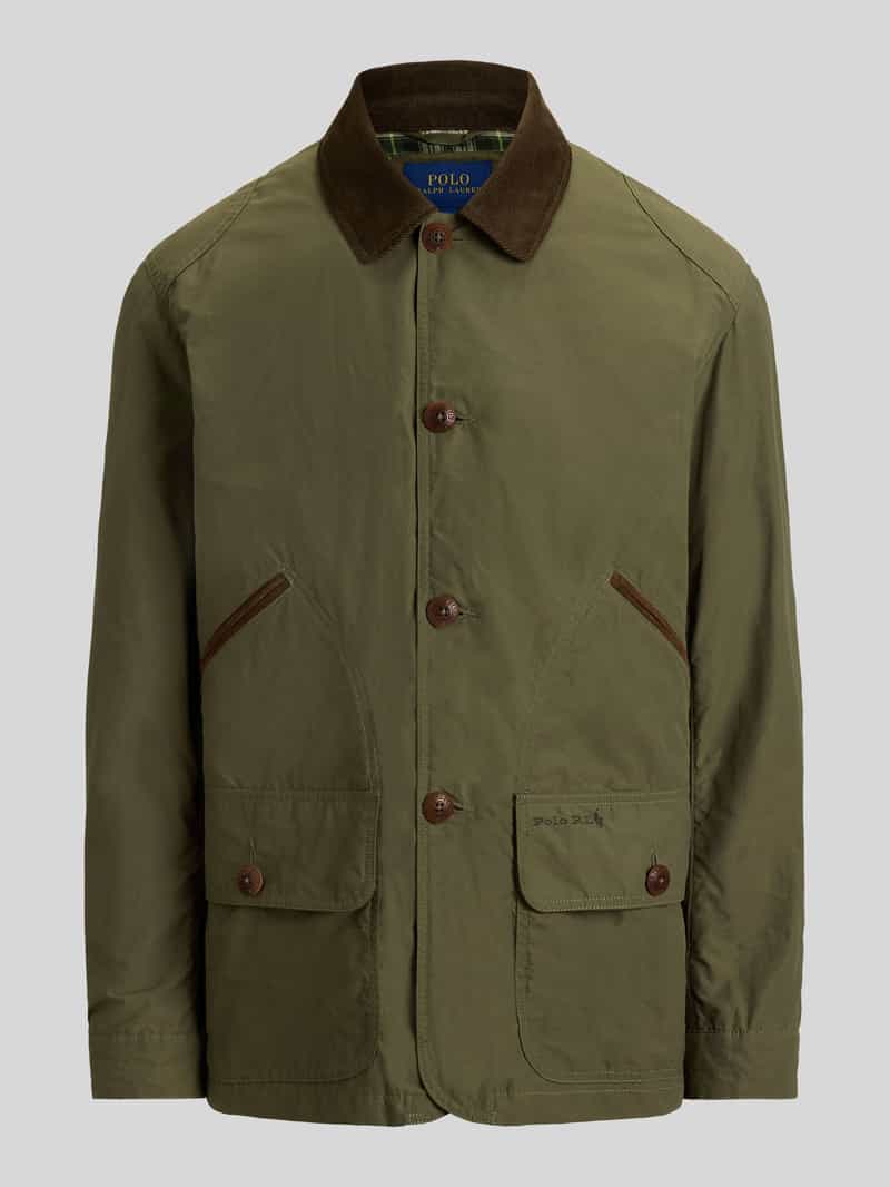 Polo Ralph Lauren Regular fit gewatteerd jack van katoenmix