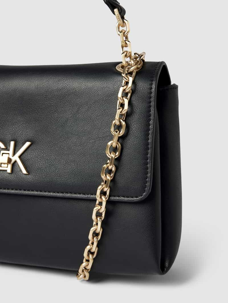 CK Calvin Klein Handtas met draaisluiting in effen design