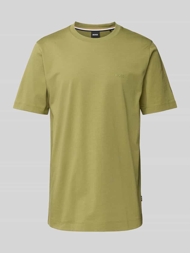 Boss T-shirt met labelprint