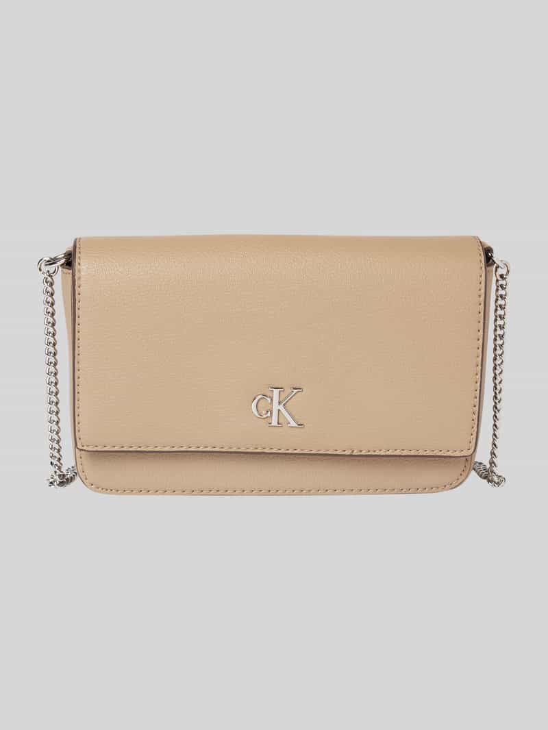 Calvin Klein Jeans Handtas met labelapplicatie, model 'MINIMAL MONOGRAM'