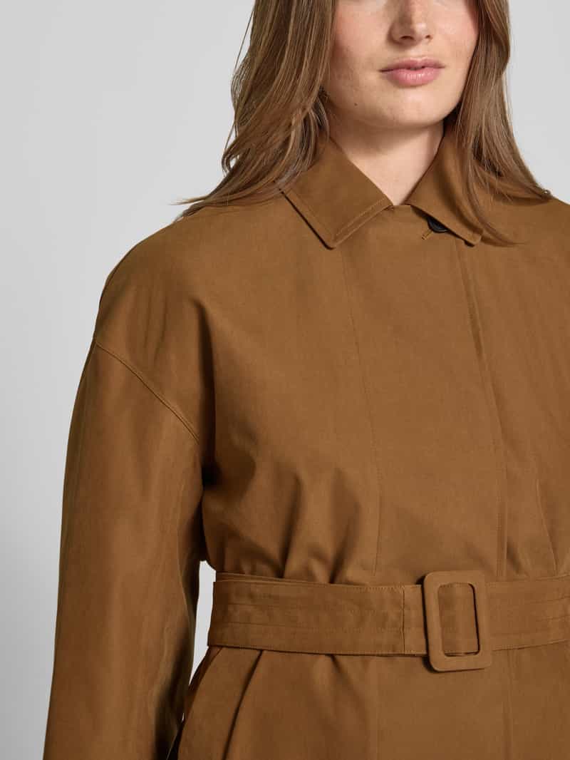 MM Regular fit trenchcoat van katoenmix model 'ALIBI'