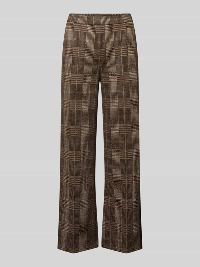 RAFFAELLO ROSSI zakelijke broek met glencheck-motief