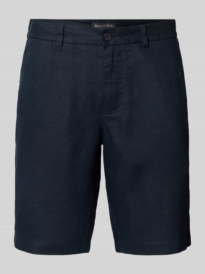 Marc O'Polo Regular fit korte broek van puur linnen model 'RESO JOGGER'