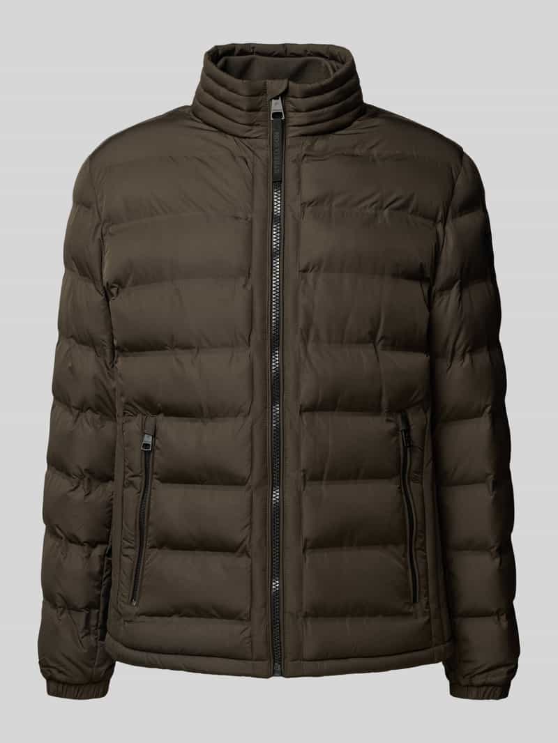 Strellson Regular fit gewatteerd jack met opstaande kraag model 'MODENA FUSED'