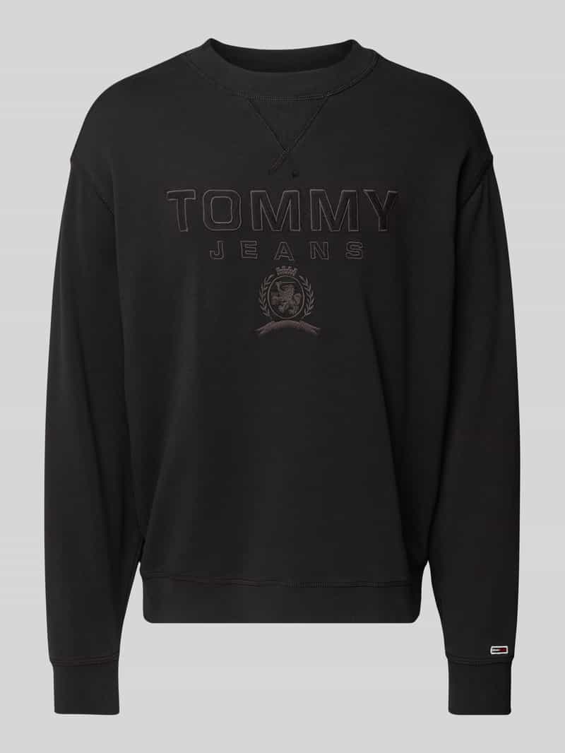 Tommy Jeans Sweatshirt met labelstitching