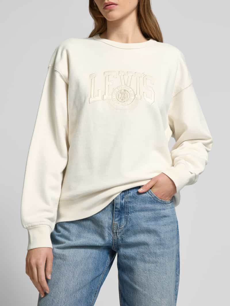 Levi's Sweatshirt met labelstitching