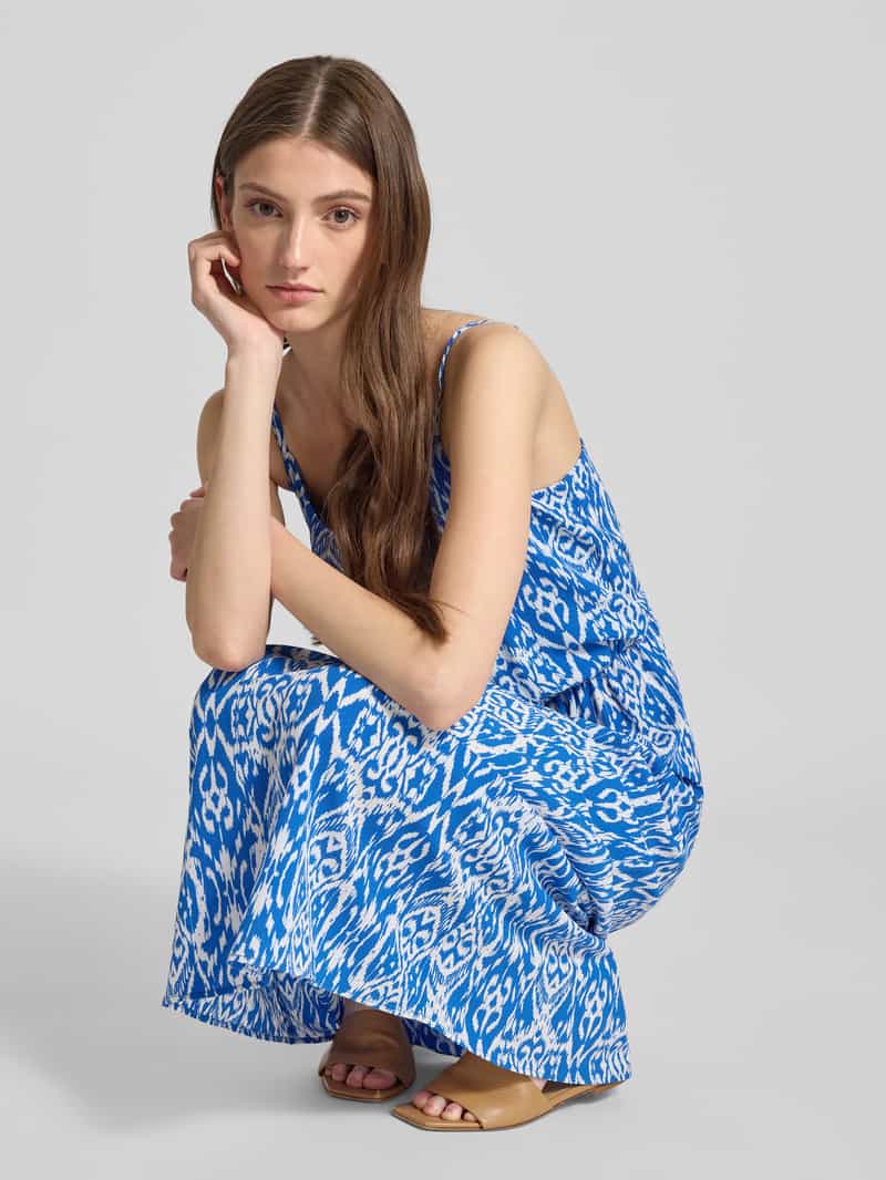 Only Getailleerde maxi-jurk met all-over motief model 'WINNER'