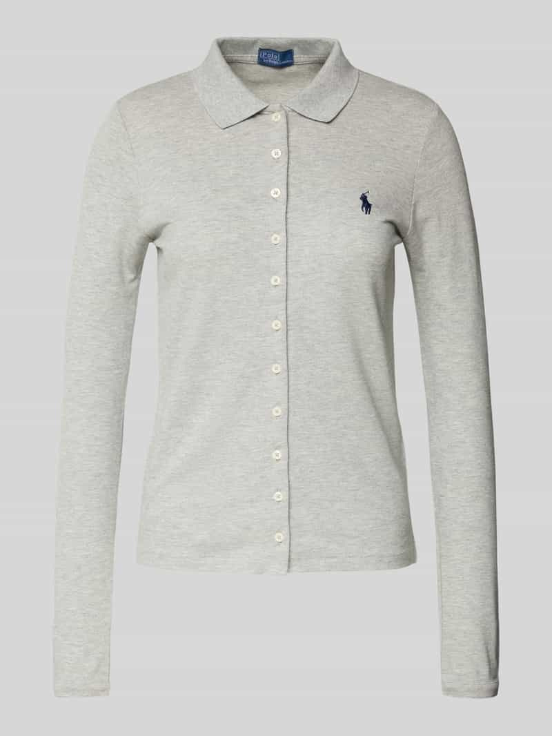 Polo Ralph Lauren Shirt met lange mouwen en labelstitching