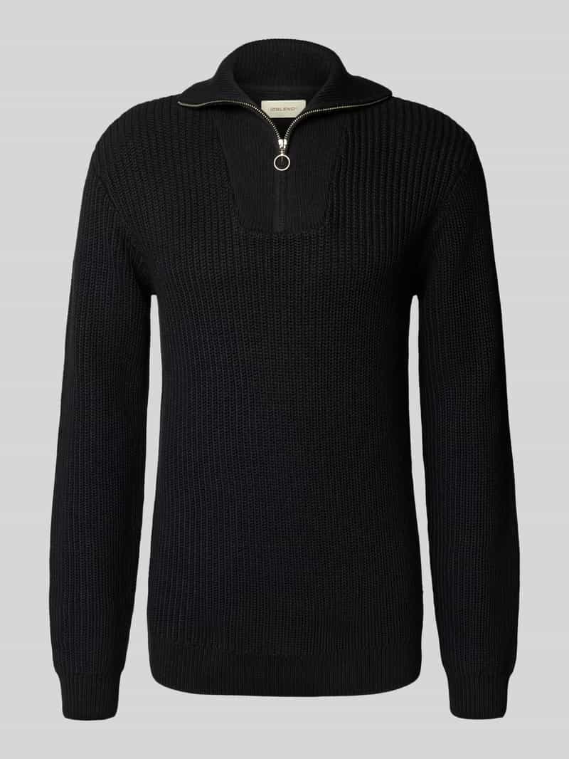 Blend Schipperstrui met labeldetail model 'DENO'