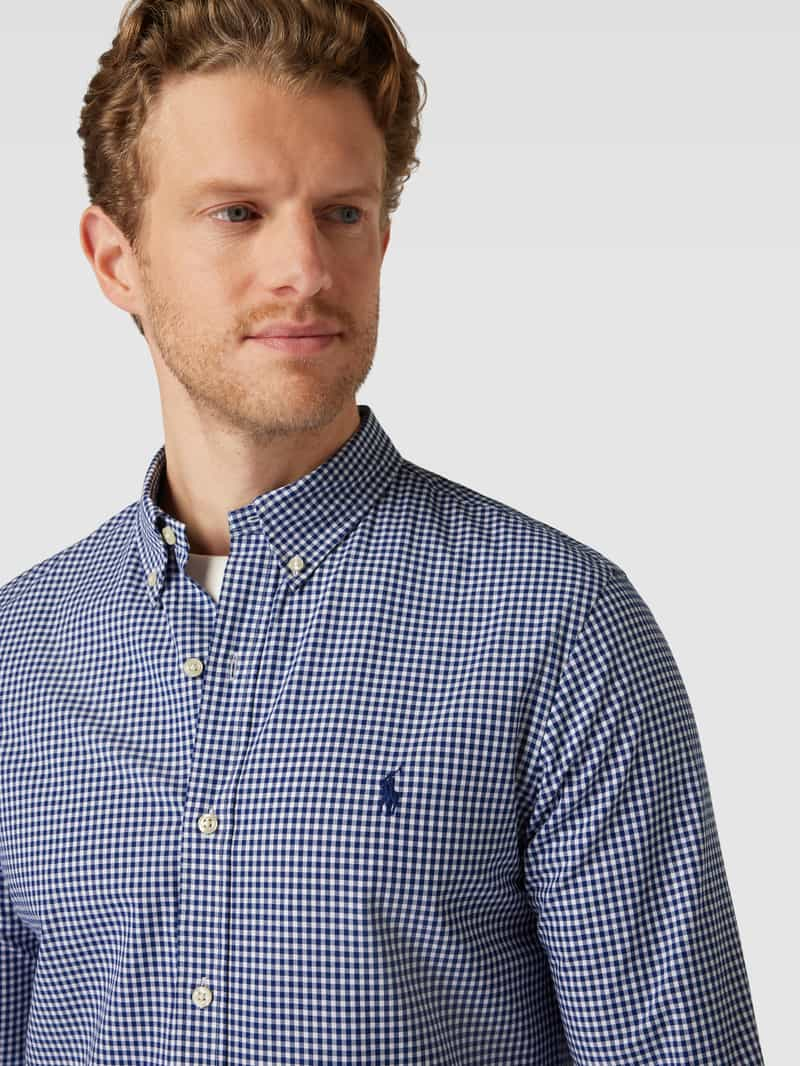 Polo Ralph Lauren Slim fit vrijetijdsoverhemd met vichy-ruit