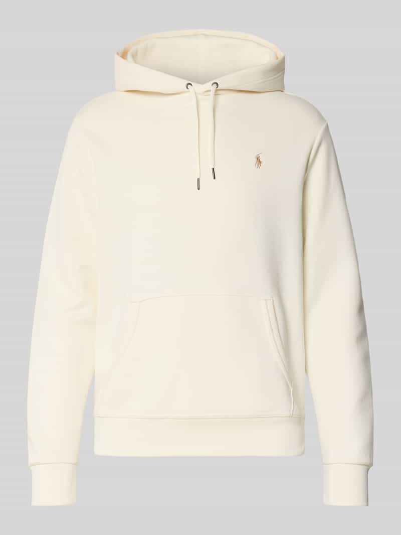 Polo Ralph Lauren Hoodie met labelstitching en kangoeroezak