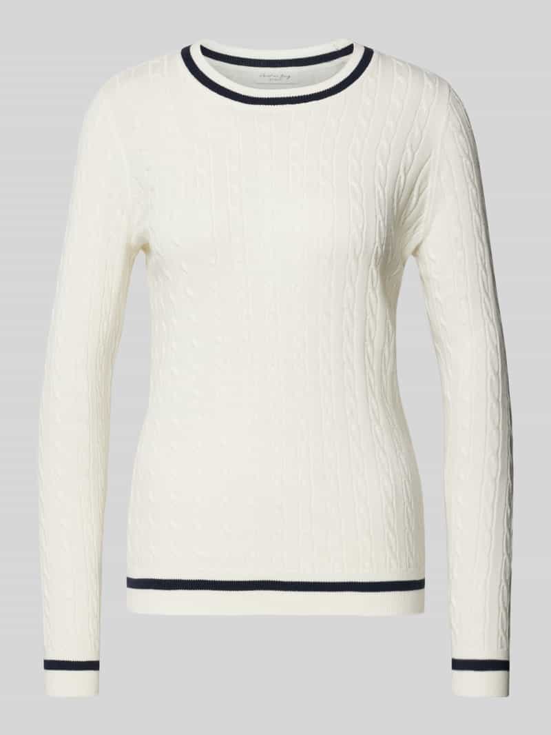 Christian Berg Woman Gebreide pullover met ribboorden