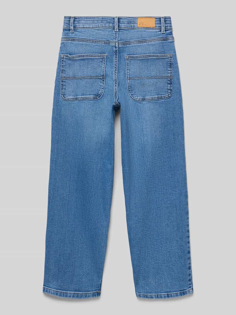 Only Loose fit jeans van katoenmix model 'GIA' medium blue denim, foto 2