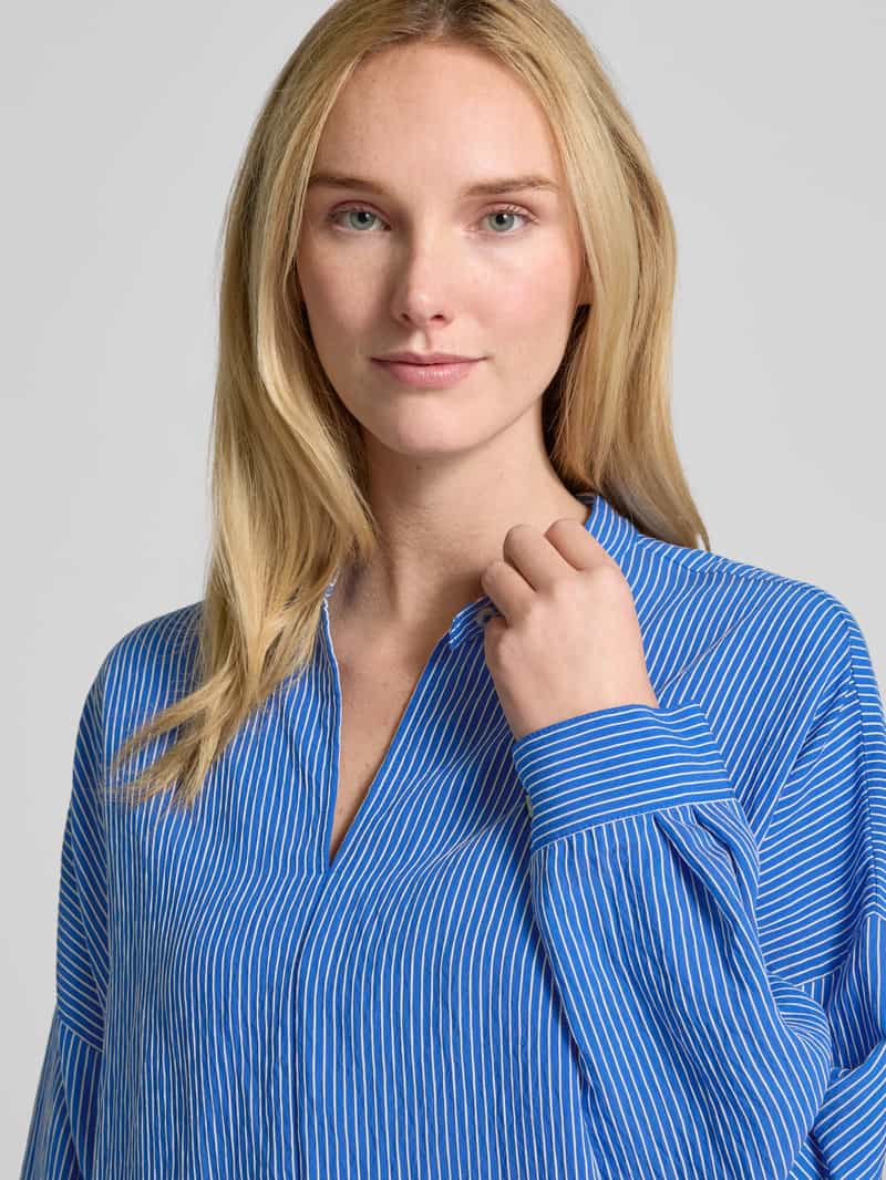 Marc O'Polo Comfort fit blouse met druppelvormige hals