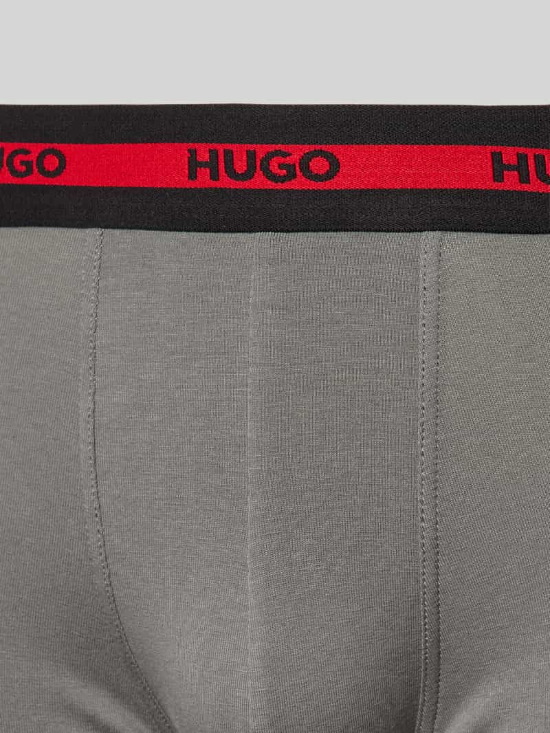 HUGO Boxershort met elastische band in een set van 3 stuks