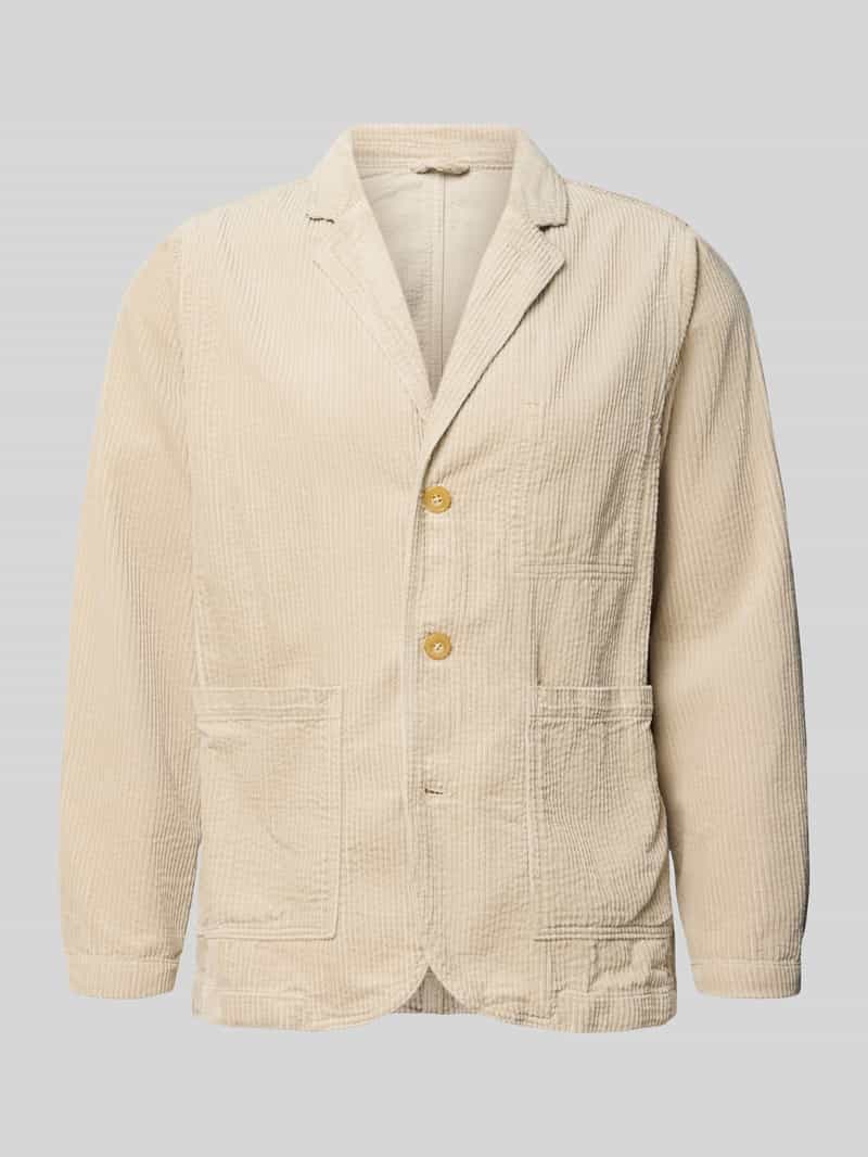 Lindbergh Regular fit colbert van corduroy met reverskraag