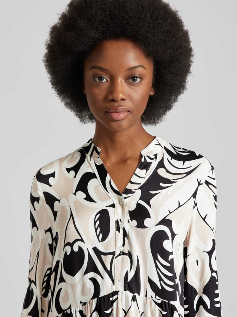 MORE & MORE Knielange jurk met all-over print