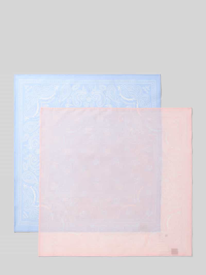 Sjaal van puur katoen in set van 2 model 'BANDANA'