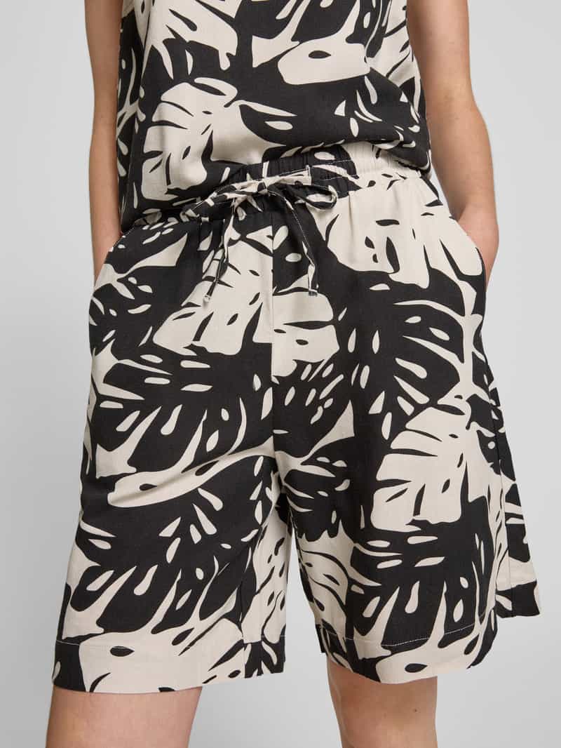 FREE QUENT Relaxed fit bermuda met tunnelkoord model 'Lavisco'