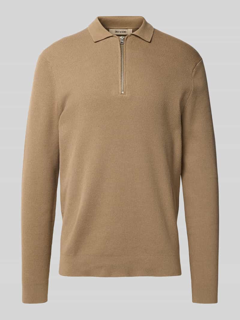 Only & Sons Regular fit gebreide pullover van katoenmix model 'PHIL'