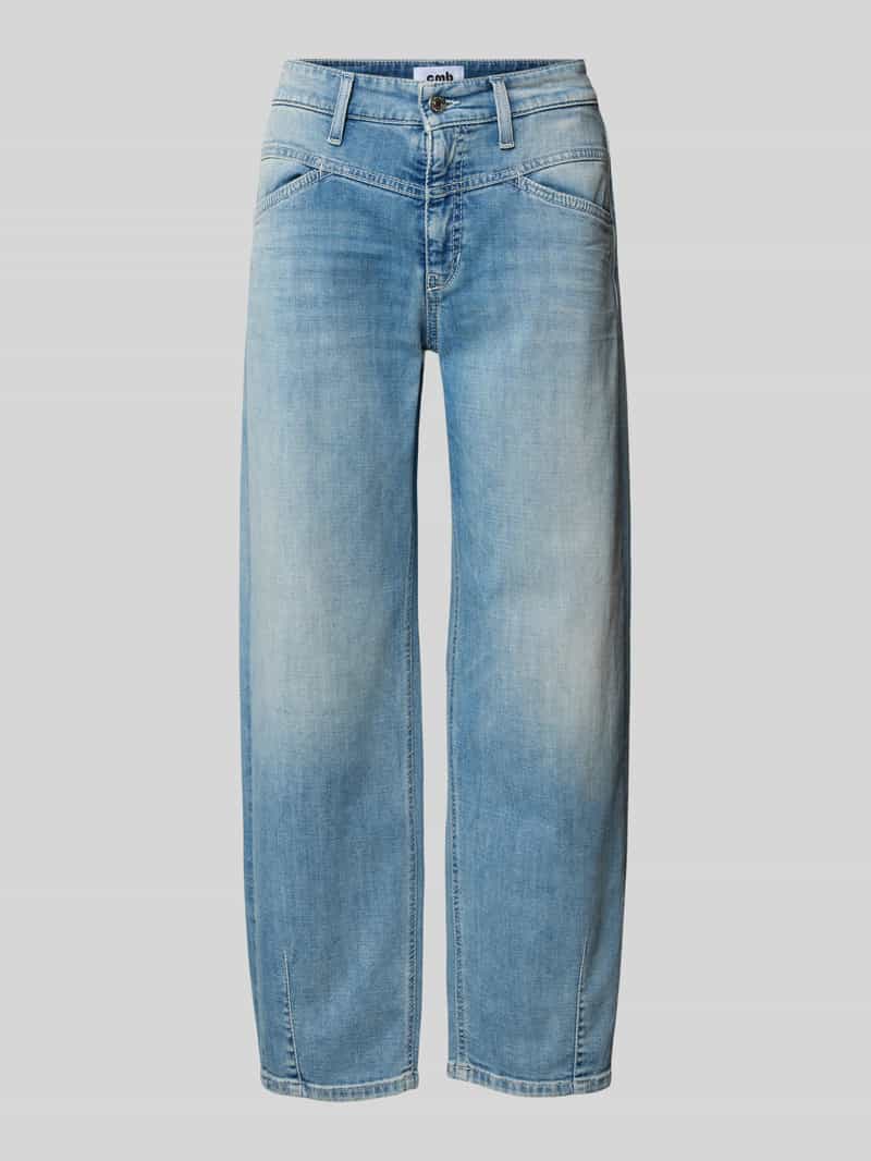 CAMBIO Straight leg jeans met verkort model 'ELIN'