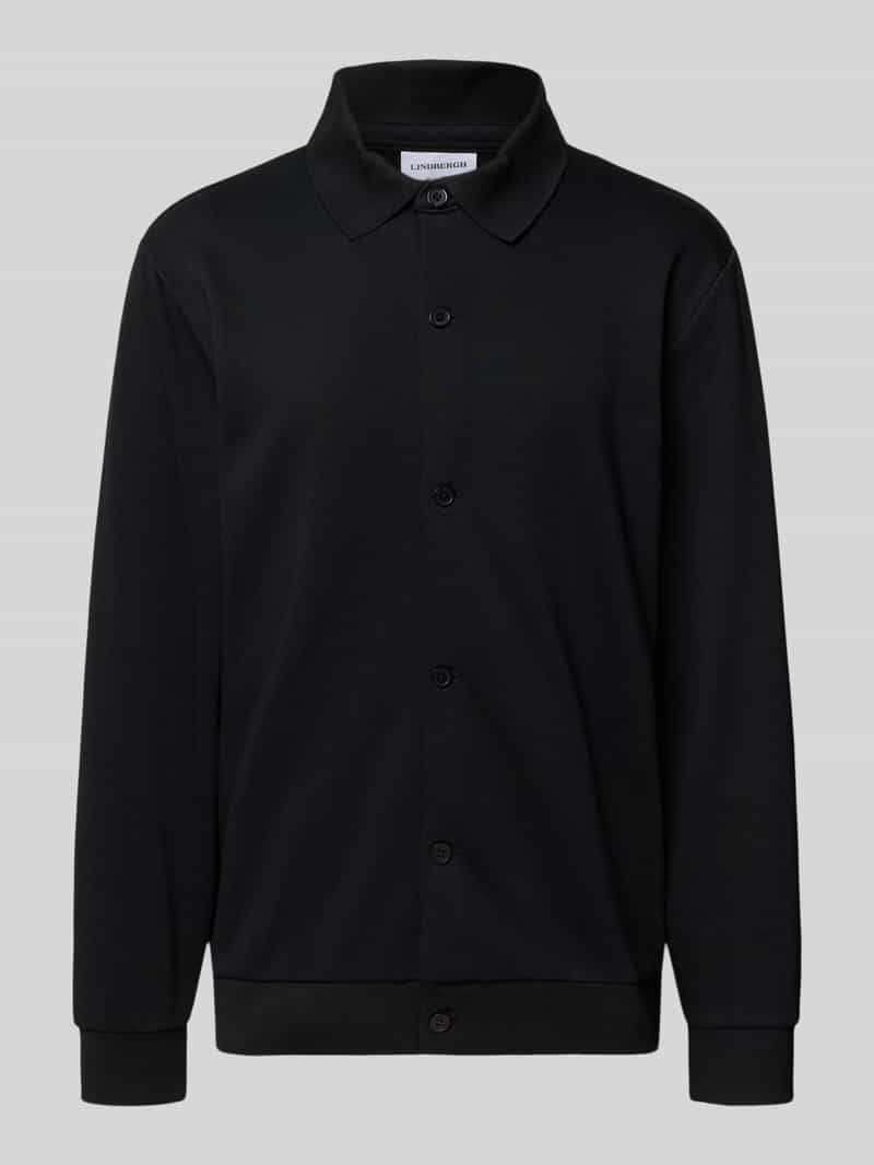 lindbergh Sweatjack met kentkraag