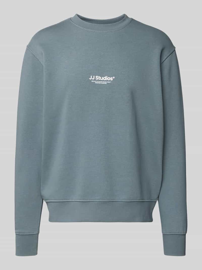 jack & jones Sweatshirt met labelprint model 'SOHO'
