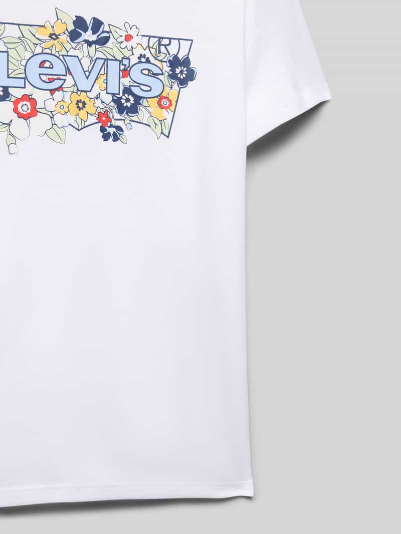 Levi s Kids T-shirt met labelprint