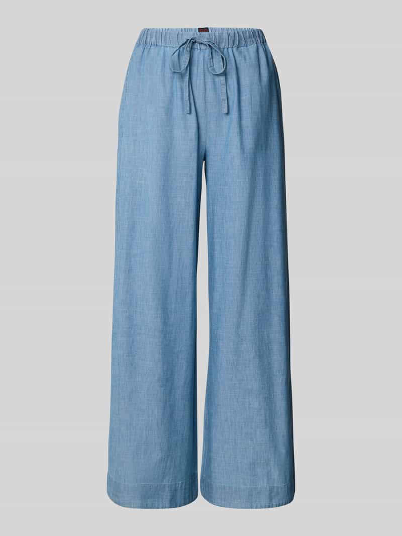 Stefanel Stoffen broek met elastische band