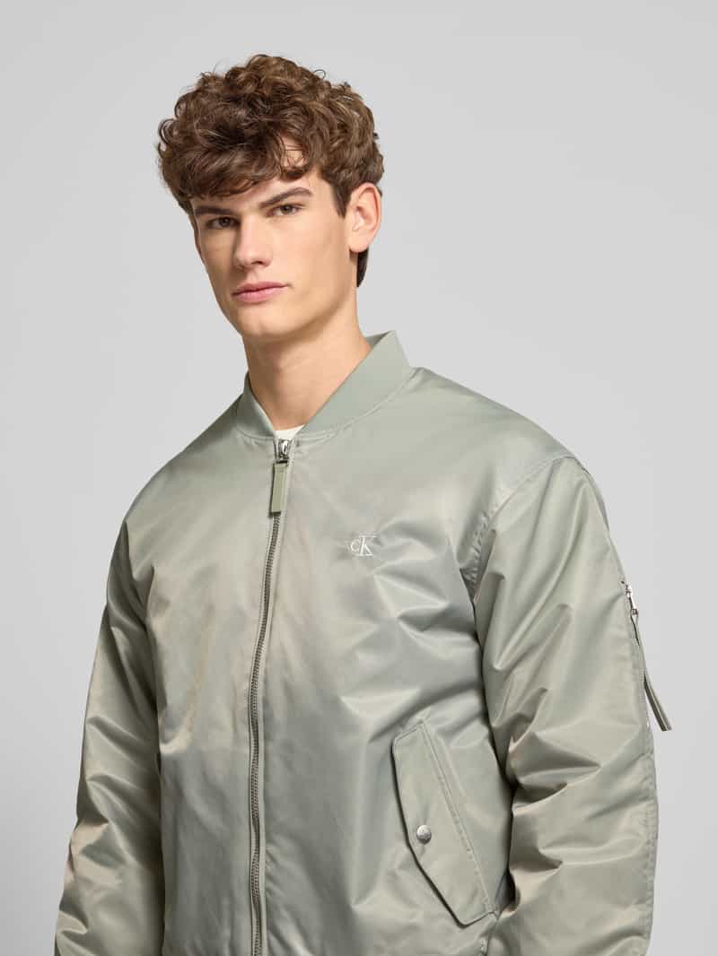 Calvin Klein Jeans Bomberjack met labelstitching