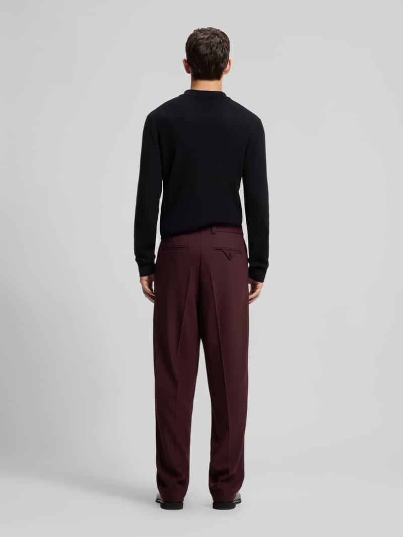HUGO modern fit pantalon met viscose model 'Flips251X'