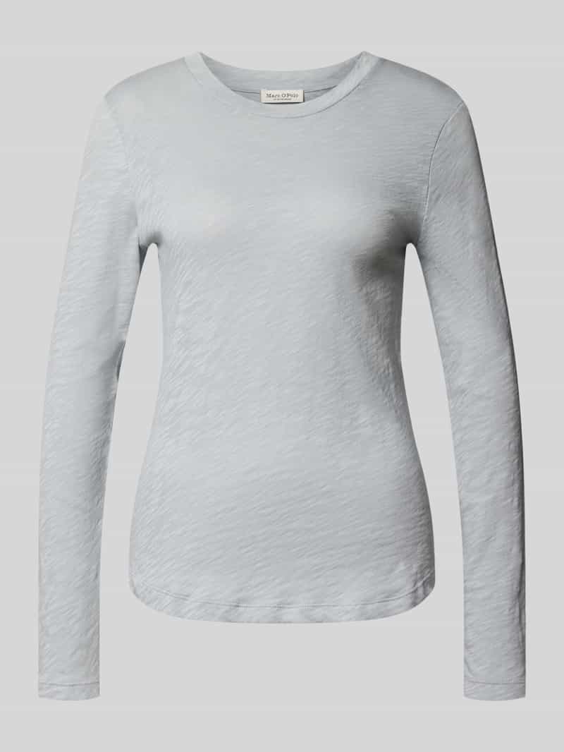 Marc O'Polo Shirt met lange mouwen met afgeronde zoom