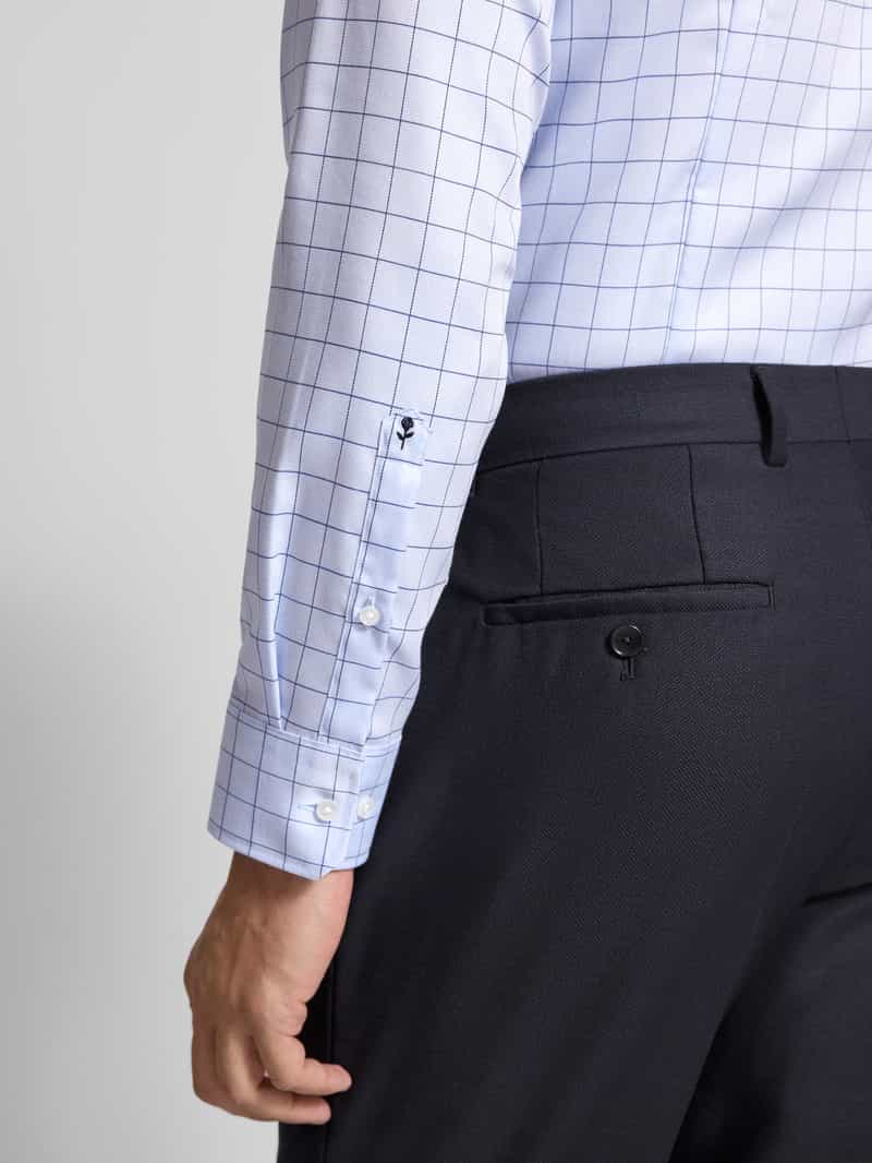 seidensticker Slim fit zakelijk overhemd met kentkraag