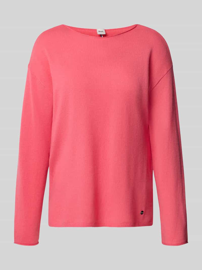 BRAX Wollen pullover met boothals model 'STYLE.LIZ'