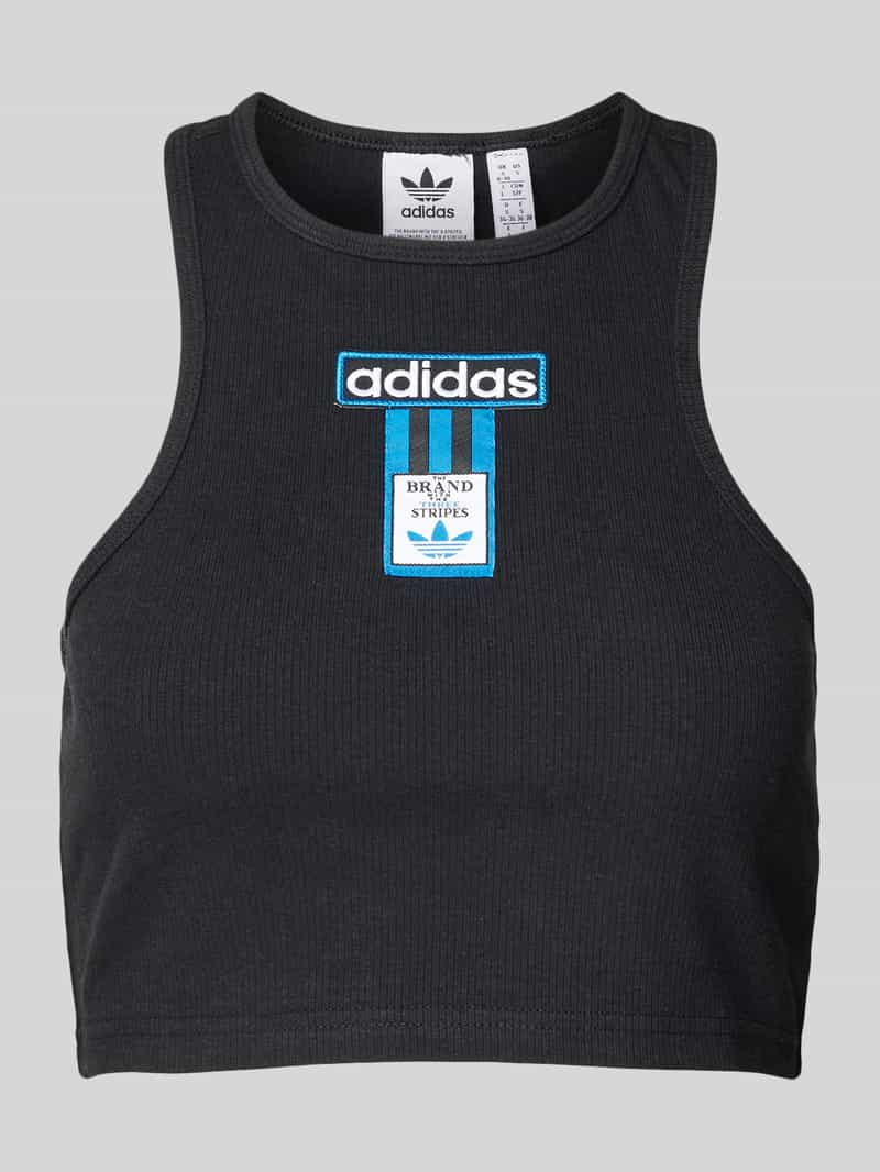 adidas Originals Korte top met labelpatch