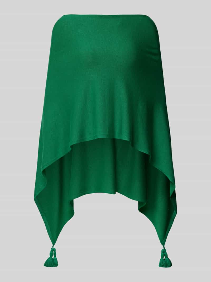 comma Poncho met kwastjes