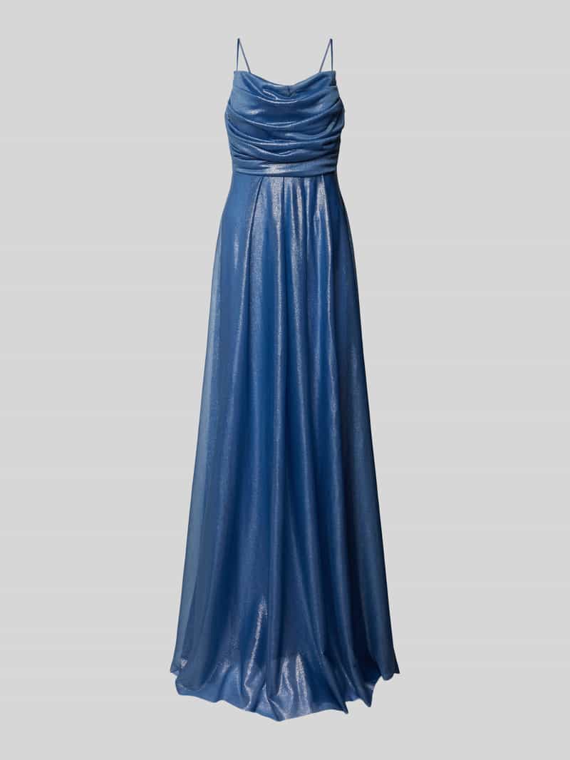 TROYDEN COLLECTION Avondjurk met cascadehals