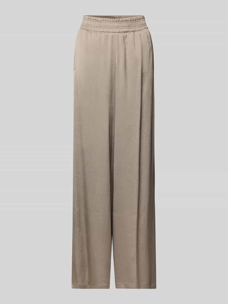 drykorn Broek met wijde pijpen en elastische band model 'CEILING'