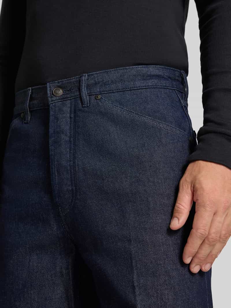 HUGO Tapered fit jeans van puur katoen model '