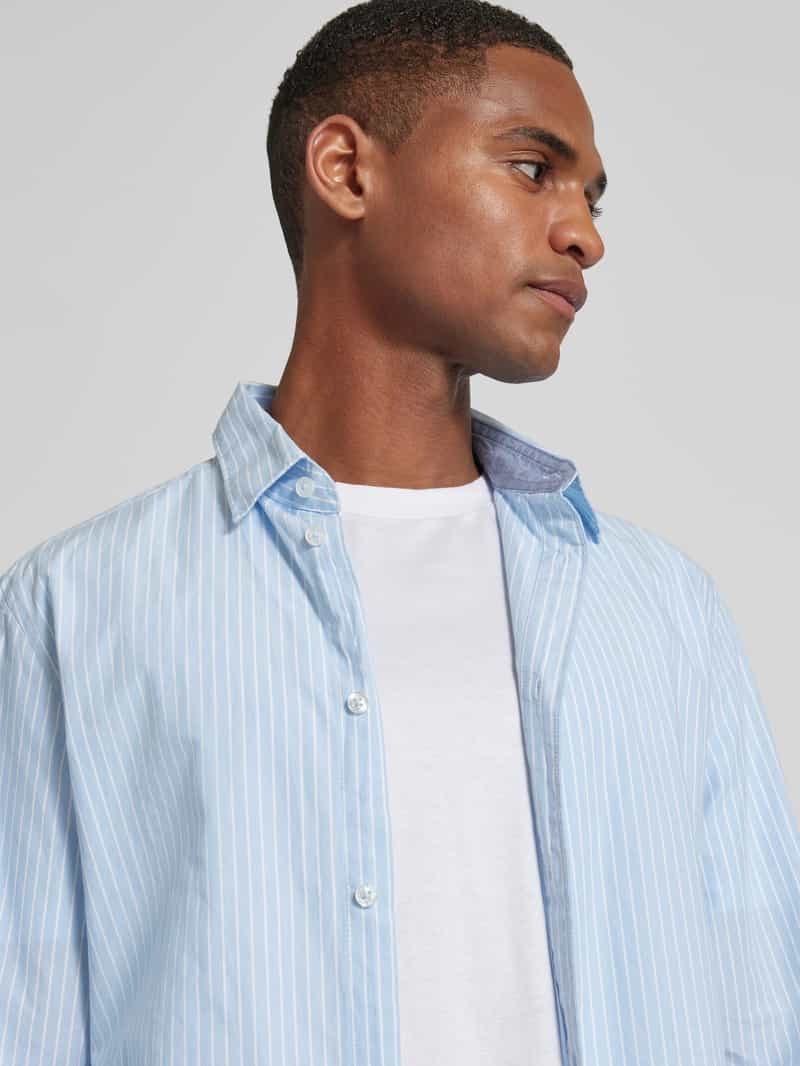 Tom Tailor Regular fit vrijetijdsoverhemd met streepmotief