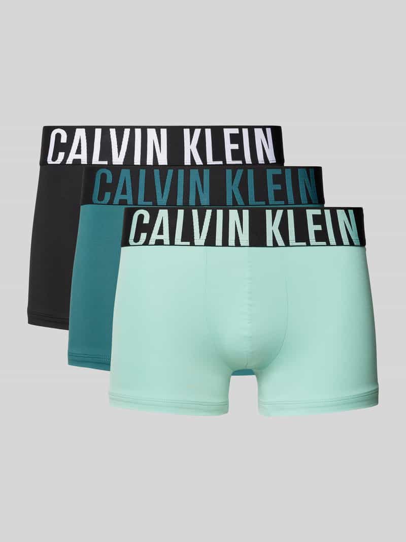 Calvin Klein Underwear Boxershort met elastische band met logo in een set van 3 stuks