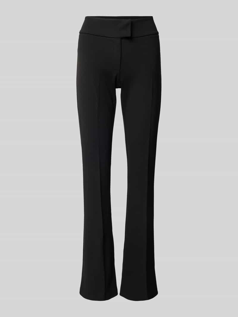 Gina Tricot Slim fit stoffen broek met persplooien