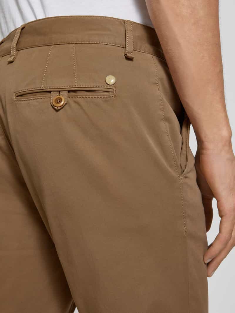 Alberto Stoffen broek met Franse steekzakken model 'Lou'